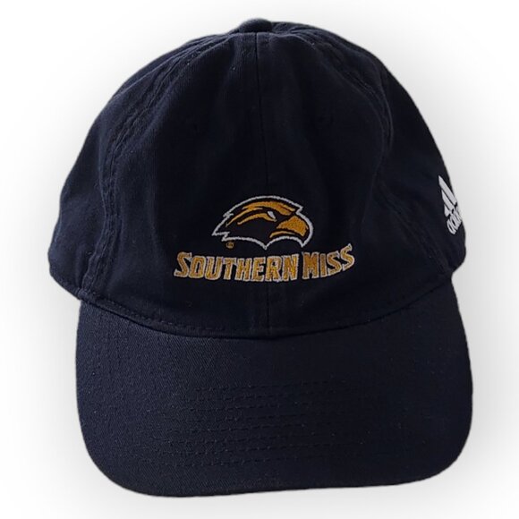 Southern Miss Golden Eagles Adidas Coach Slouch Adjustable Cap Hat OSFM - Picture 1 of 7